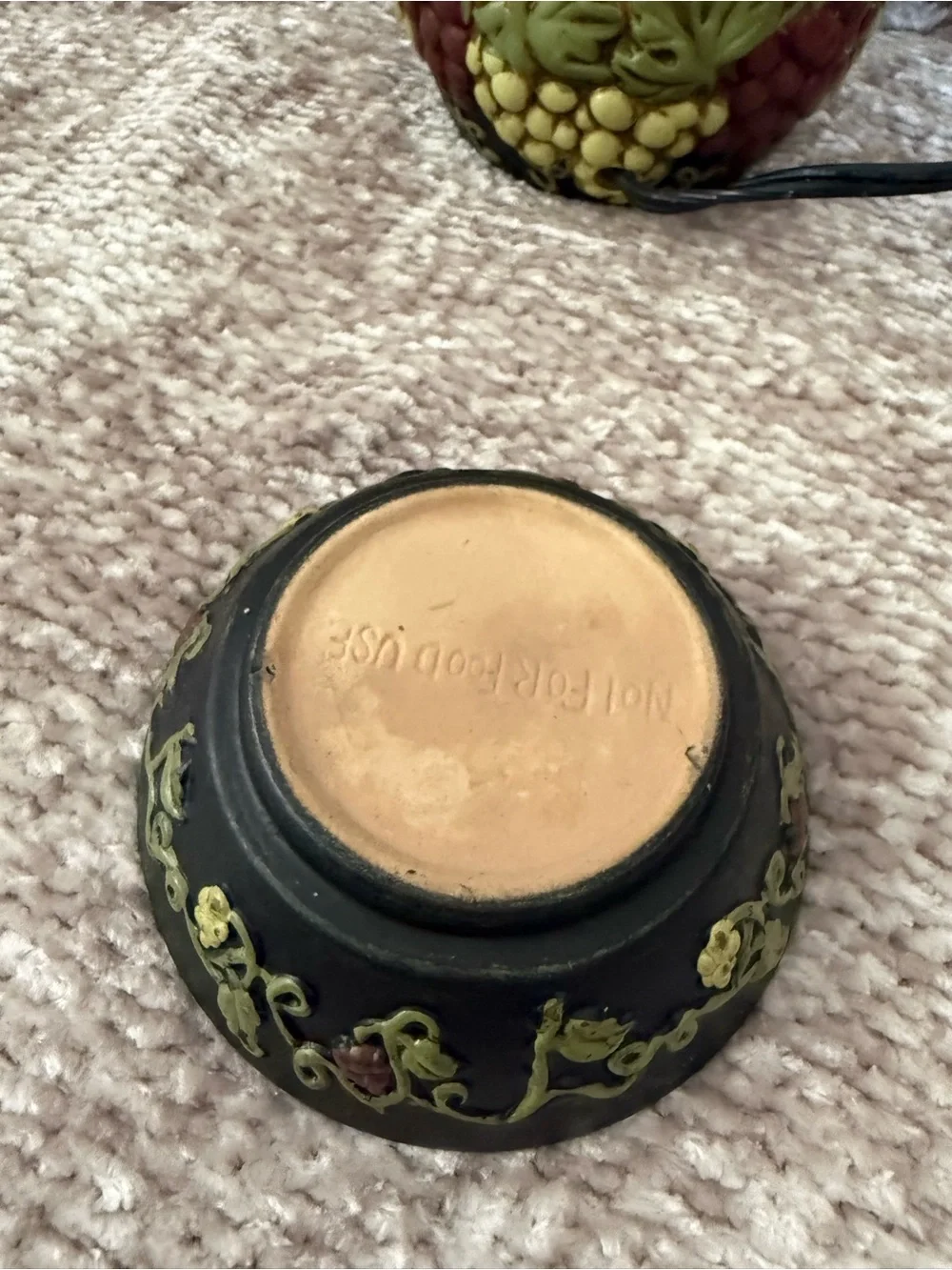 Scentsy Warmer GRAPEVINE retired, Tuscan style, SKU # 19395 no box 2010